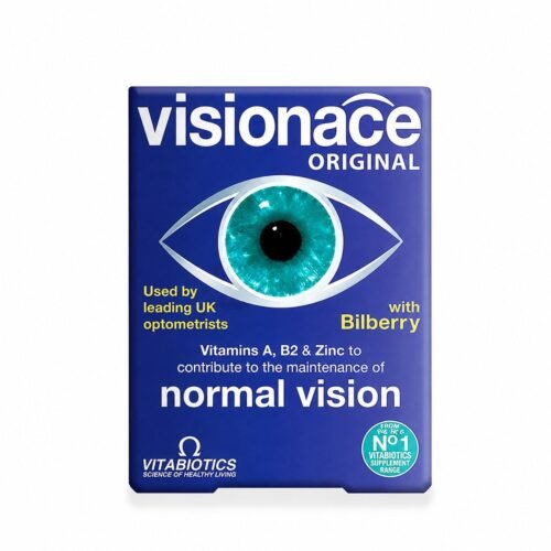Vitabiotics Visionace Original tablets box for advanced eye care and vision support available in Pakistan