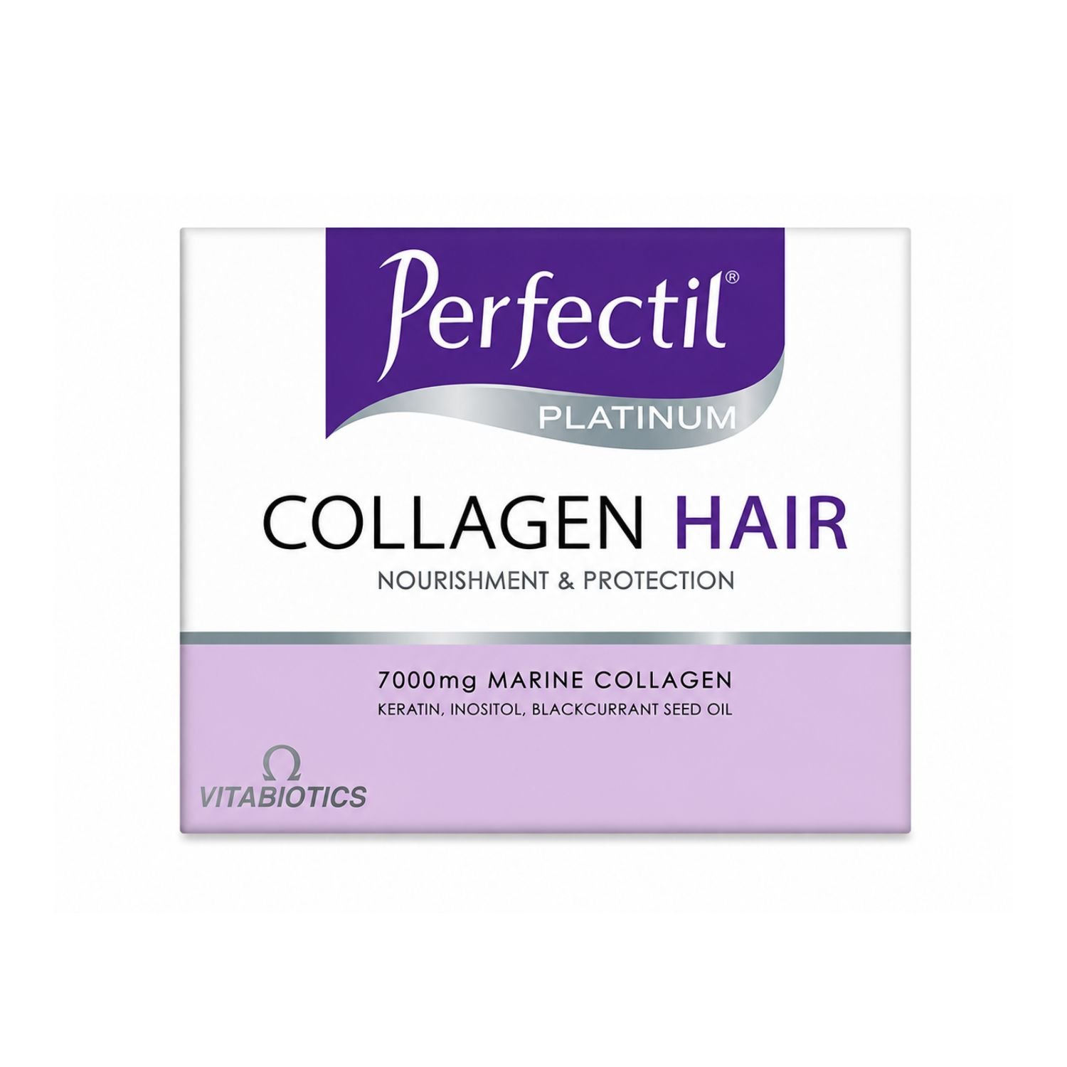 Vitabiotics Perfectil Platinum collagen beauty drink 10 pack box with single liquid vial.