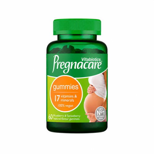 Front packaging of Vitabiotics Pregnacare Gummies