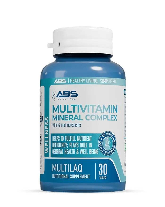 ABS Multi-Vitamin & Mineral Complex, 30 Ct - Vitamins House