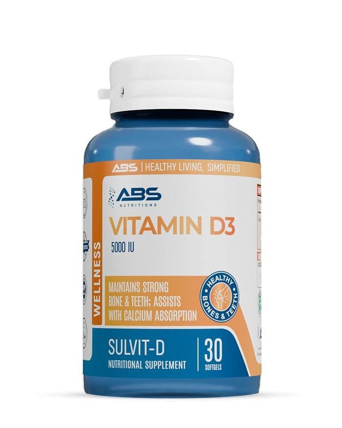 ABS Vitamin D3 5000iu 30ct| Strong Bones