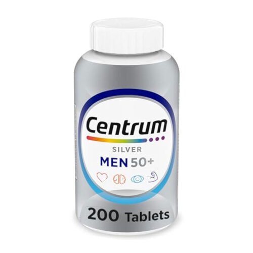 Centrum Silver Men 50+ 200 Tablets bottle front view