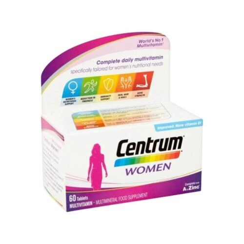 Centrum Women 60 Tablets UK Imported bottle with premium packaging