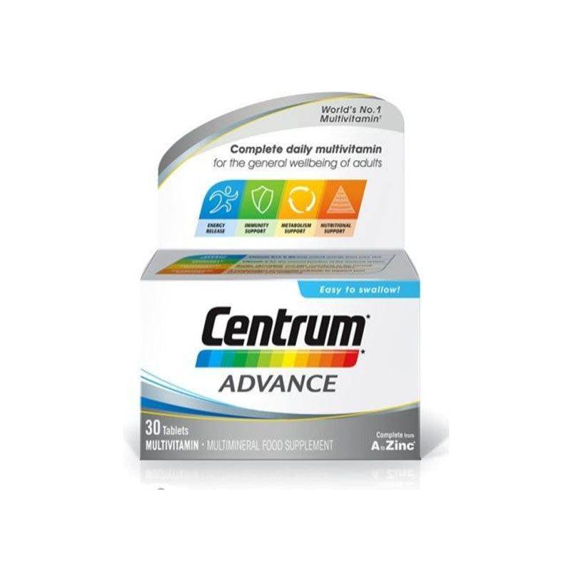 Centrum Advance A to Z Multivitamins & Minerals 30 Tablets - Vitamins House