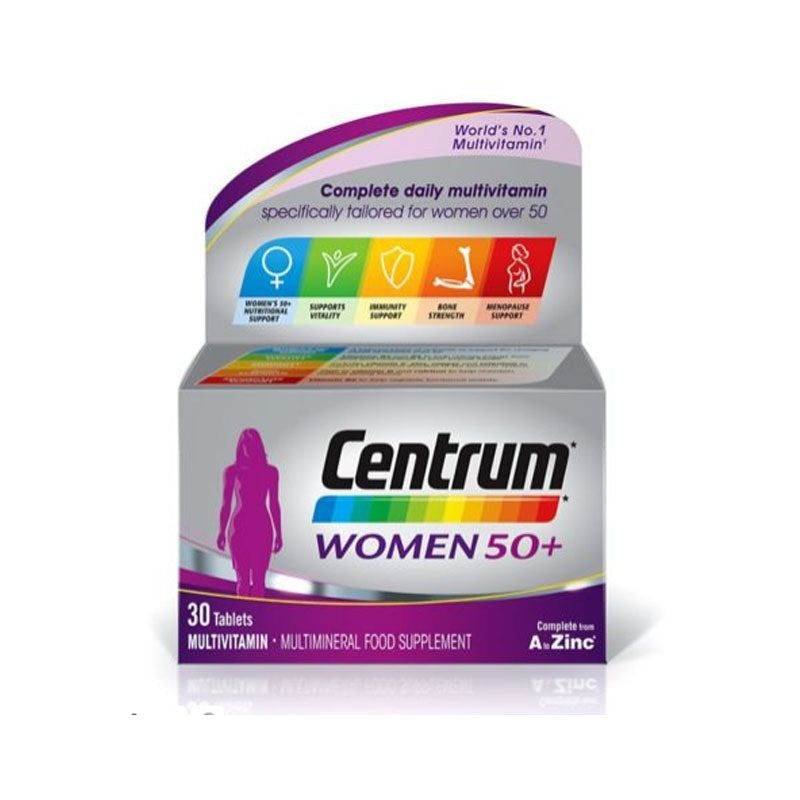 Centrum Women 50+ A to Z Multivitamins & Minerals 30 Tablets - Vitamins House