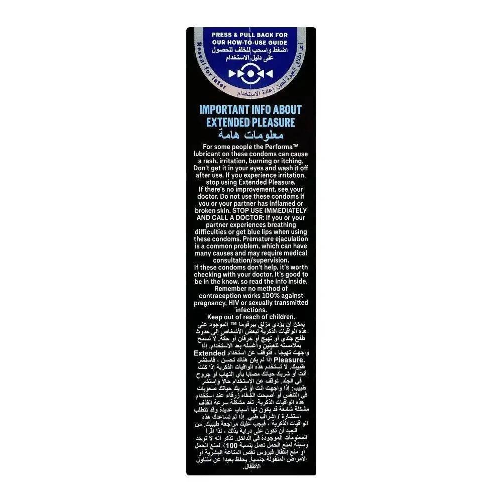 Durex Extended Pleasure Condoms 12 Pack in Pakistan at Vitamins House