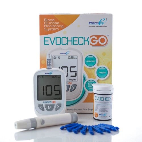 EVOCHECK GO BLOOD GLUCOSE MONITOR - ONLY METER - Vitamins House