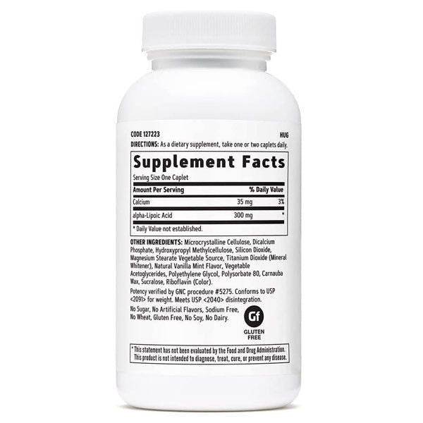 GNC Alpha Lipoic Acid 300mg 60 CT - Vitamins House