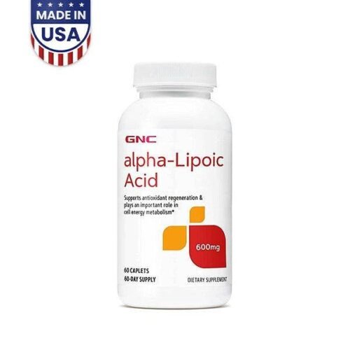 GNC Alpha Lipoic Acid 600mg 60 Tablets Pakistan