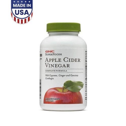 GNC Apple Cider Vinegar 120ct tablets bottle