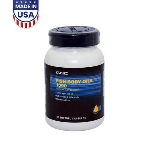 GNC Fish Body Oil 1000 with omega3 90SG - Vitamins House