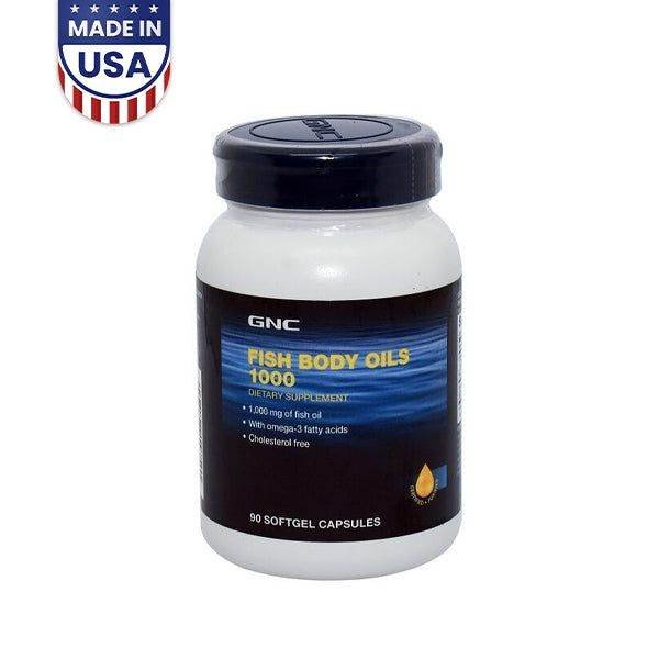 GNC Fish Body Oil 1000 with omega3 90SG - Vitamins House
