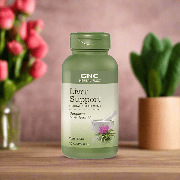 GNC Herbal Plus Liver Support | 50 Capsules - Vitamins House