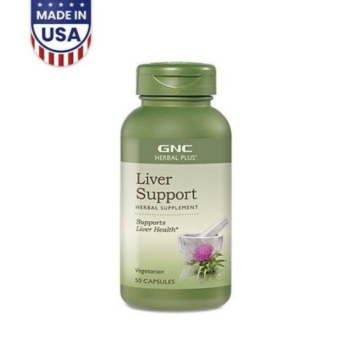 GNC Herbal Plus Liver Support | 50 Capsules - Vitamins House