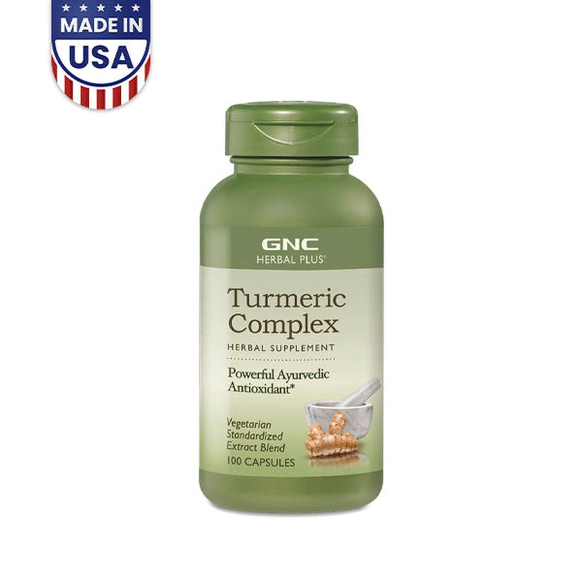 GNC Herbal Plus Turmeric Complex 100 Capsules - Vitamins House