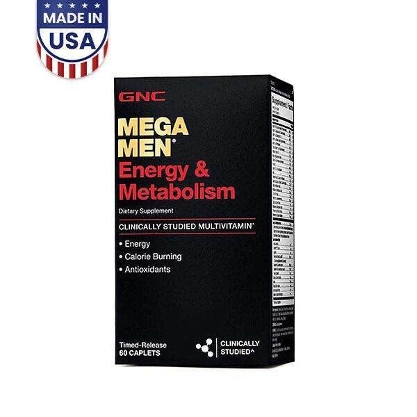 GNC MEGA MEN Energy and Metabolism 60CT - Vitamins House