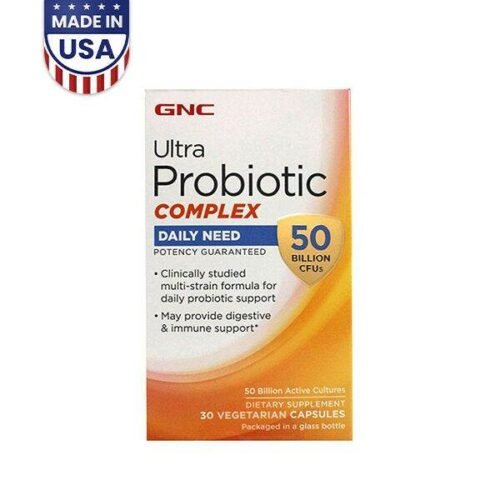 GNC Probiotic Complex – 50 Billion CFUs 30 Capsules - Vitamins House