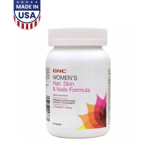 GNC Women's Hair Skin & Nails Formula - 90 Tablets - Vitamins House