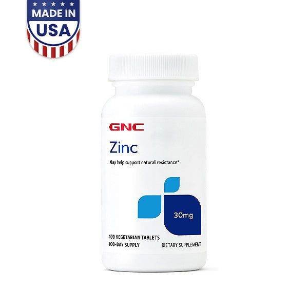 GNC Zinc 30mg 100 Tablets - Vitamins House