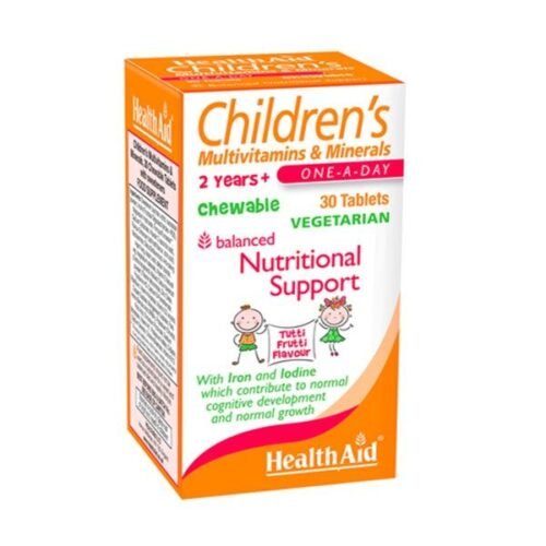 HealthAid Children's MultiVitamin + Minerals Chewable Tablets - Vitamins House