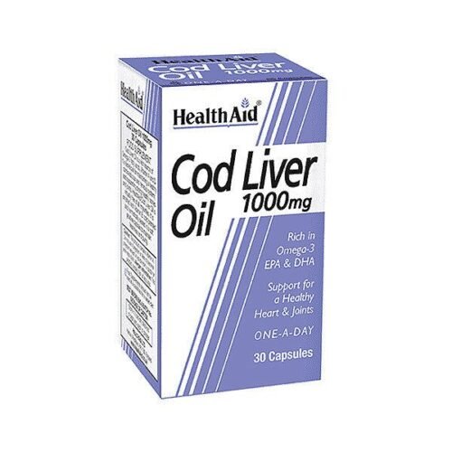 HealthAid Cod Liver Oil 1000 mg - Vitamins House