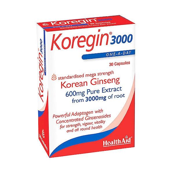 HealthAid Koregin 3000 (Korean Ginseng) - Vitamins House