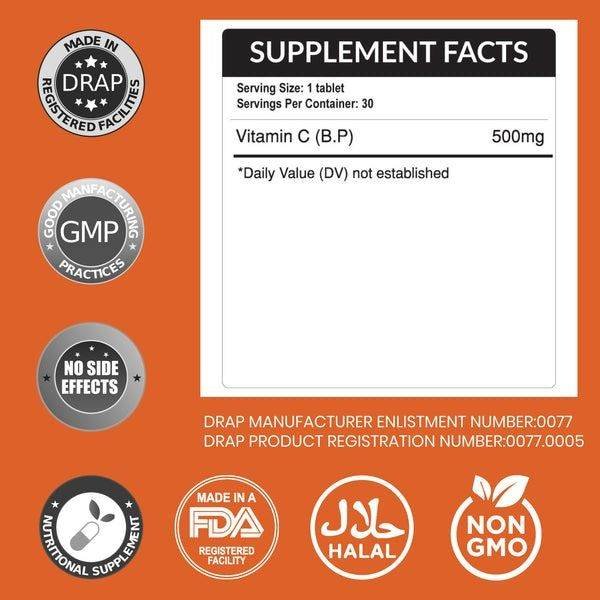 Hi-Nutrition C-Vit Chewable Tablets - Vitamins House