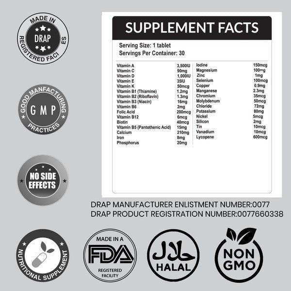 Hi-Nutrition Men Tablets - Vitamins House