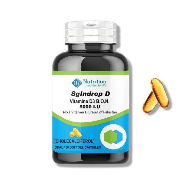 Hi-Nutrition SG Indrop D Softgels - 5000iu - Vitamins House