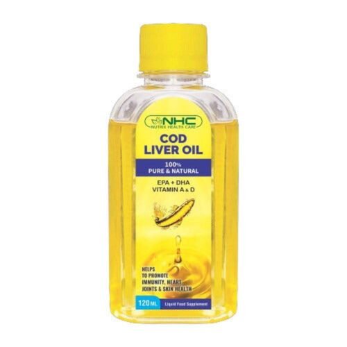 NHC-Cod Liver Oil 120ml Syrup - Vitamins House