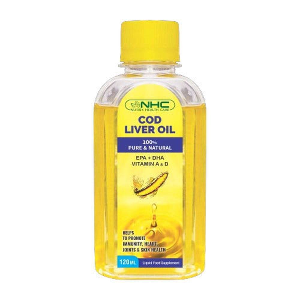 NHC-Cod Liver Oil 120ml Syrup - Vitamins House