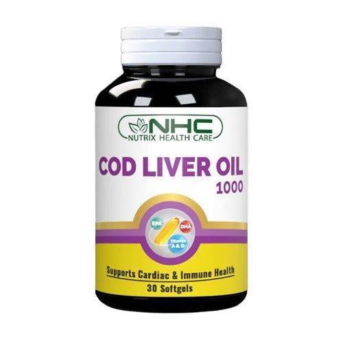 NHC-Cod Liver oil 1000 30ct - Vitamins House