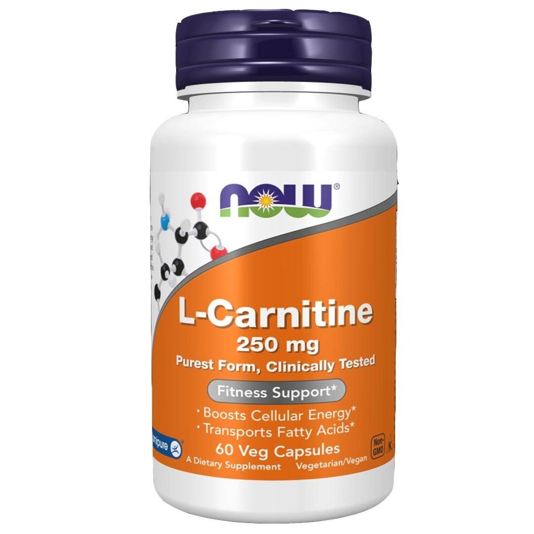 NOW L-Carnitine 250mg, 60 Ct