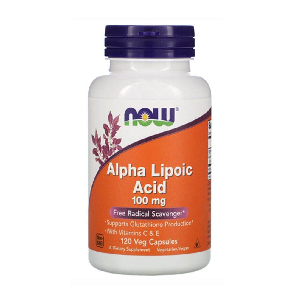 NOW Alpha Lipoic Acid 100 mg, 120 Ct - Vitamins House