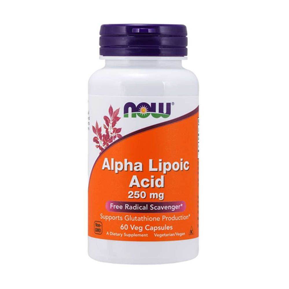 NOW Alpha Lipoic Acid 250 mg, 60 Ct - Vitamins House