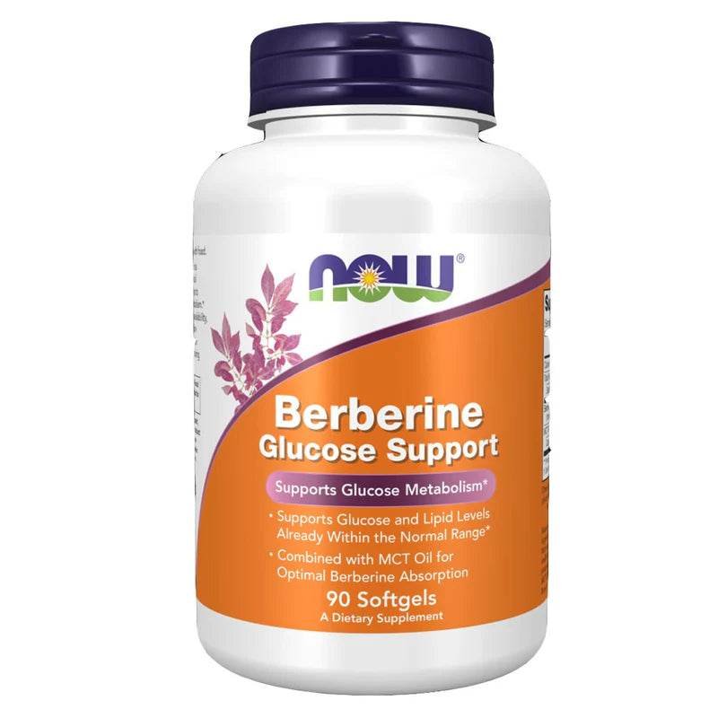 NOW Berberine Glucose Support, 90 Ct