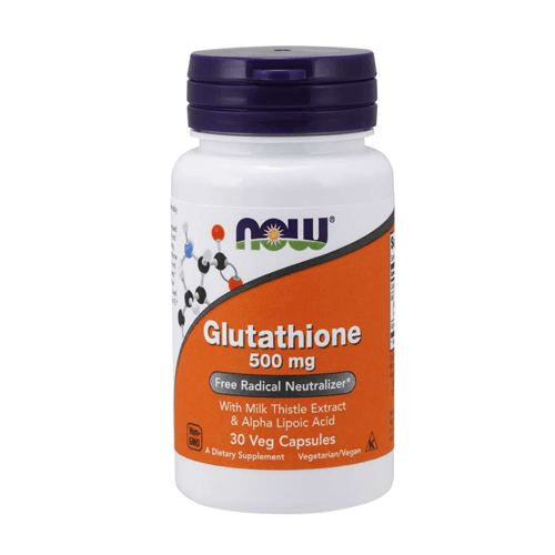 NOW Glutathione 500mg, 30 Ct - Vitamins House