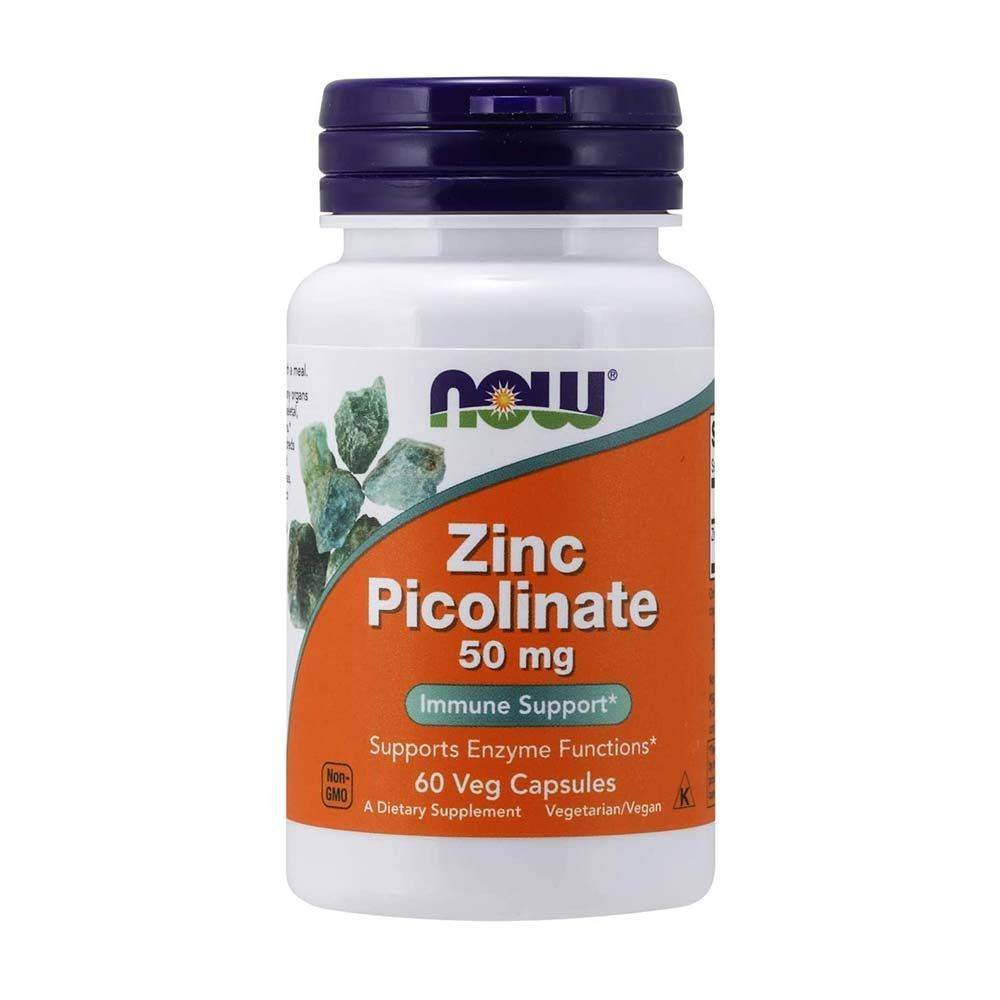 NOW Zinc Picolinate 50mg 60 Capsules - Vitamins House