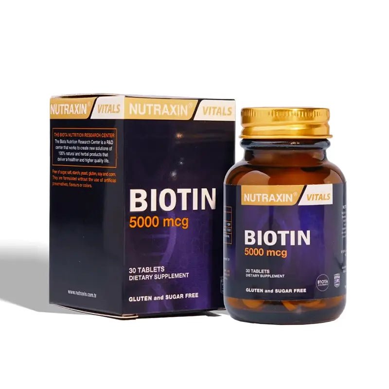 Nutraxin Biotin Tablets 5000mcg 30ct in Pakistan