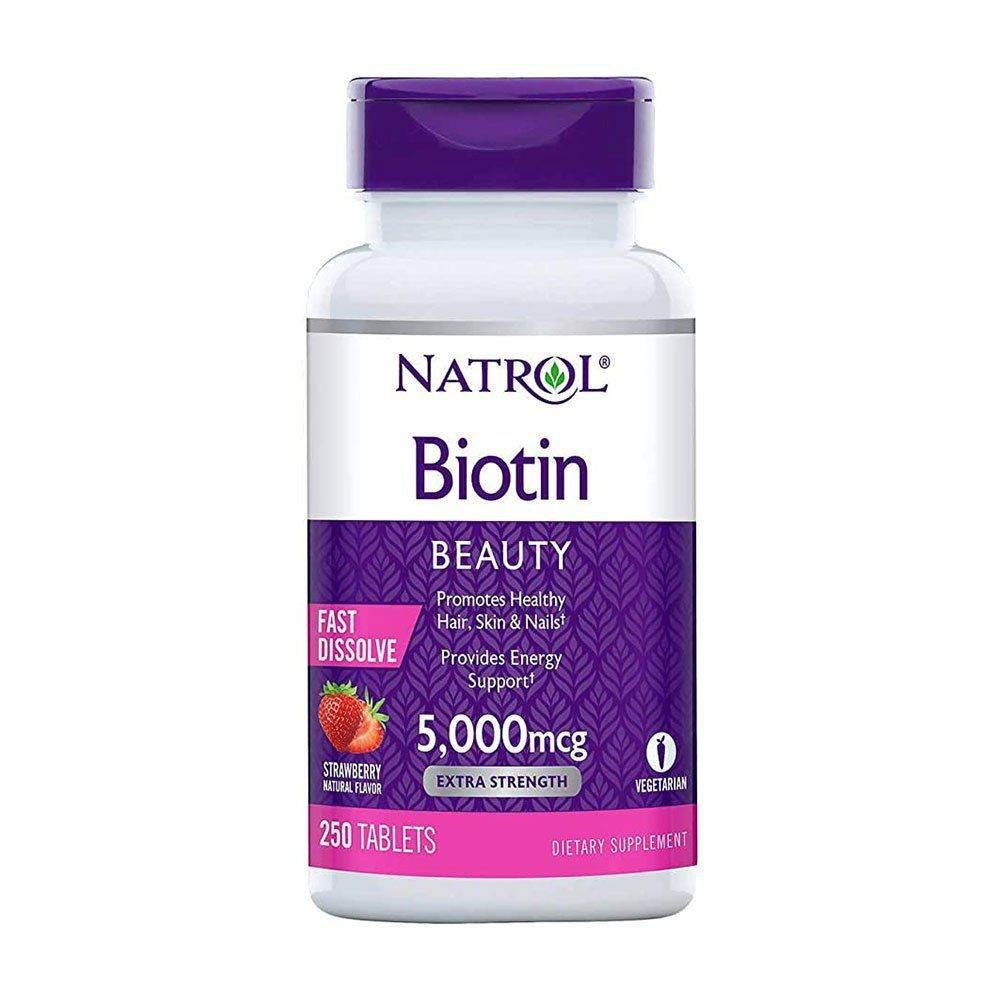 Natrol Biotin Beauty 5,000 mcg 250 ct - Vitamins House