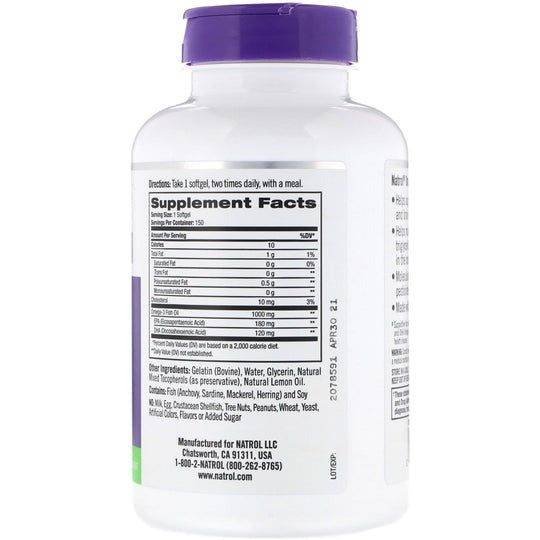 Natrol Omega 3 Fish Oil 1000mg - Vitamins House