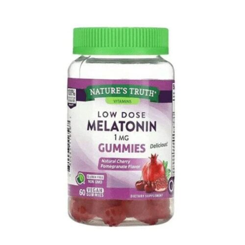 Nature’s Truth Melatonin 5mg Gummies bottle for sleep support