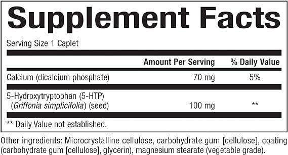 Natural Factors 5-HTP 100 mg, 60 Ct - Vitamins House