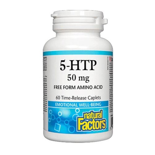 Natural Factors 5-HTP 50 mg, 60 Ct - Vitamins House