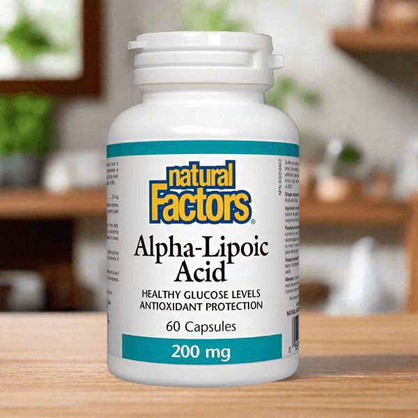 Natural Factors Alpha Lipoic Acid 200 mg, 60 Ct - Vitamins House