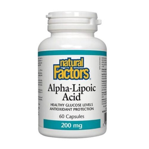 Natural Factors Alpha Lipoic Acid 200 mg, 60 Ct - Vitamins House