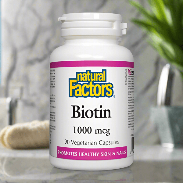 Natural Factors Biotin 1000 mcg, 90 Ct - Vitamins House