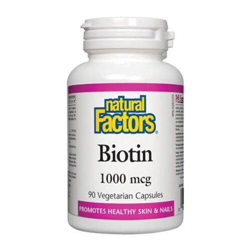 Natural Factors Biotin 1000 mcg, 90 Ct - Vitamins House