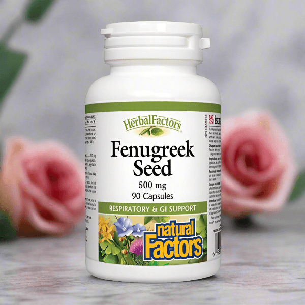 Natural Factors Fenugreek Seed 500 mg, 90 Ct - Vitamins House