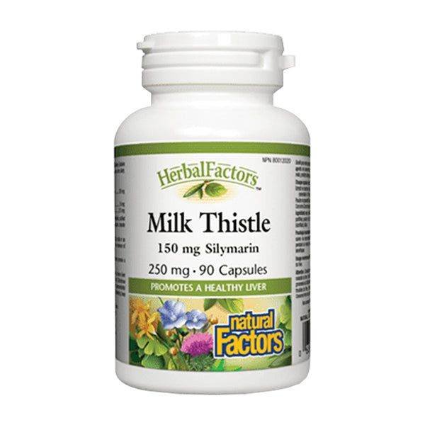 Natural Factors Milk Thistle 250mg, 90 Ct - Vitamins House